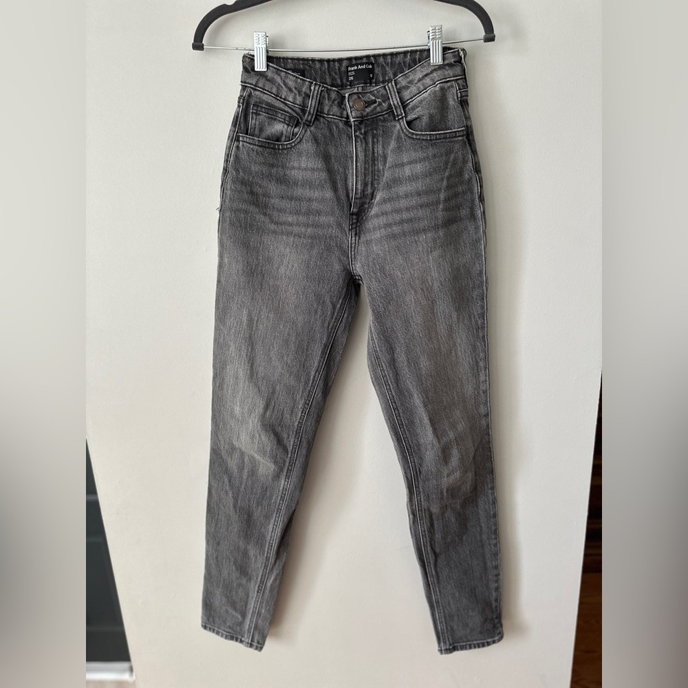 FRANK AND OAK | Kim Slim Fit Faded Black | sz 26